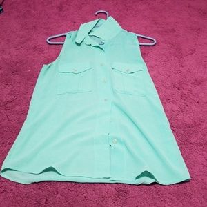Turquoise portfolio shirt